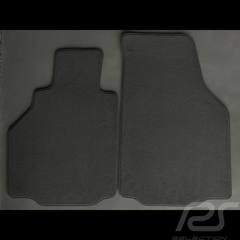 Tapis Porsche 986 Boxster/Cayman hors 1999 et 2003 Gris Anthracite - Qualité LUXE - avec passepoil