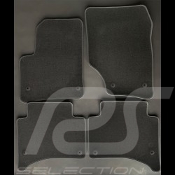 Floor Mats Porsche Cayenne I Facelift 11/2007-2010 Anthracite Grey - PREMIUM Quality - with piping