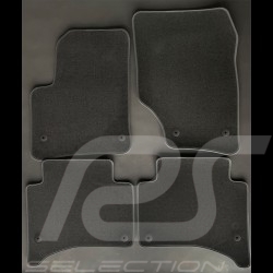 Tapis Porsche Cayenne I Facelift 11/2007-2010 Gris Anthracite - Qualité PREMIUM - avec passepoil