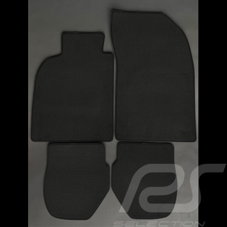 Tapis Porsche 993 Coupe & Cabrio Noir - Qualité LUXE - avec passepoil