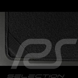 Floor Mats Porsche 993 Coupe & Cabrio Black - LUXE Quality - with piping