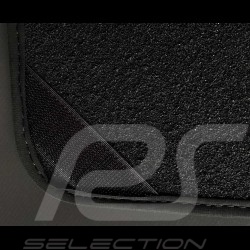 Floor Mats Porsche 356 Black - LUXE Quality - with piping