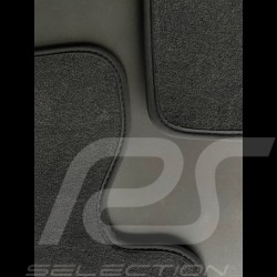 Floor Mats Porsche 356 Anthracite Grey - LUXE Quality - with piping