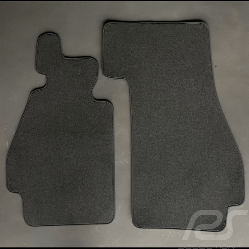Floor Mats Porsche 356 Anthracite Grey - PREMIUM Quality - with piping