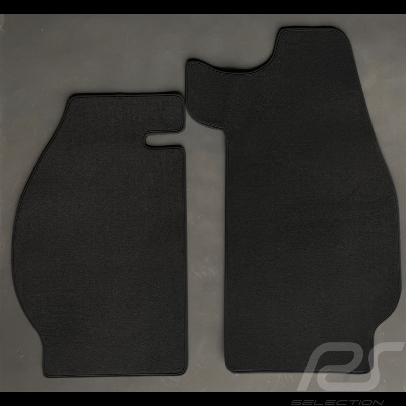 Floor Mats Porsche 911 Type F 1963-1973 Black - PREMIUM Quality - with piping