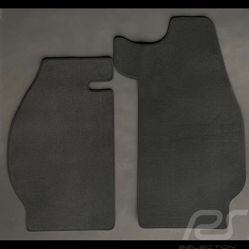 Tapis Porsche 911 Type F 1963-1973 Gris Anthracite - Qualité LUXE - avec passepoil