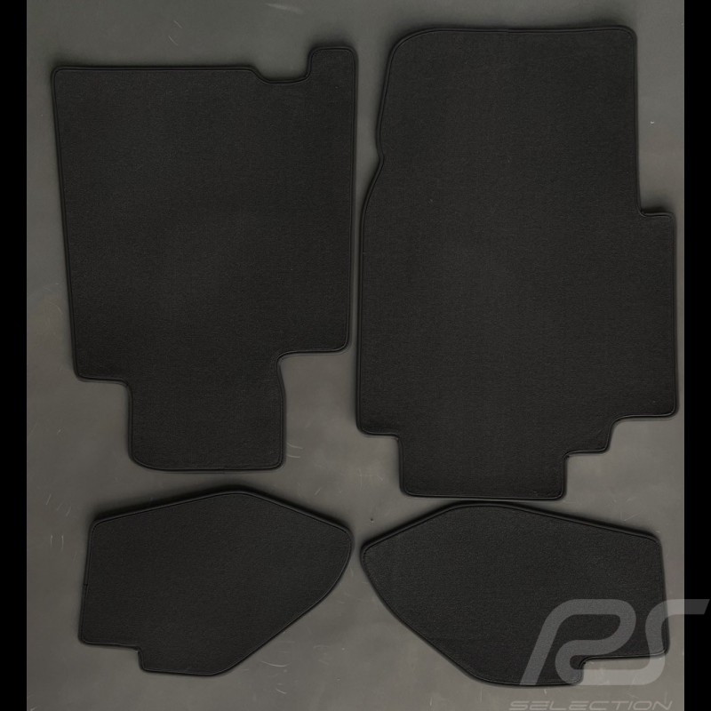 Floor Mats Porsche 928 Black - LUXE Quality - with piping