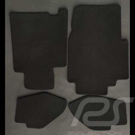 Floor Mats Porsche 928 Black - LUXE Quality - with piping