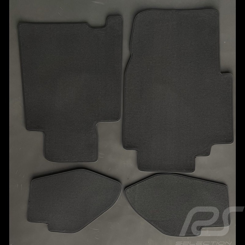 Tapis Porsche 928 Gris Anthracite - Qualité PREMIUM - avec passepoil