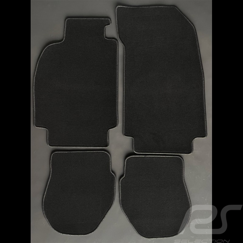 Floor Mats Porsche 993 Targa Black - LUXE Quality