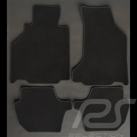 Tapis Porsche 996 avec système Bose Noir - Qualité LUXE - avec passepoil