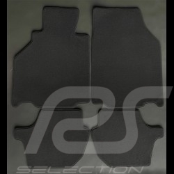 Floor Mats Porsche Porsche 996 without Bose system Anthracite Grey - LUXE Quality - with piping