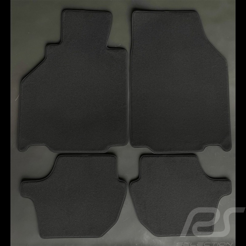 Fußmatten Porsche 996 ohne Bose System Anthrazitgrau - PREMIUM Qualität - mit Keder