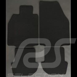 Fußmatten Porsche 997 ohne Bose system Schwarz - LUXE Qualität - mit Keder