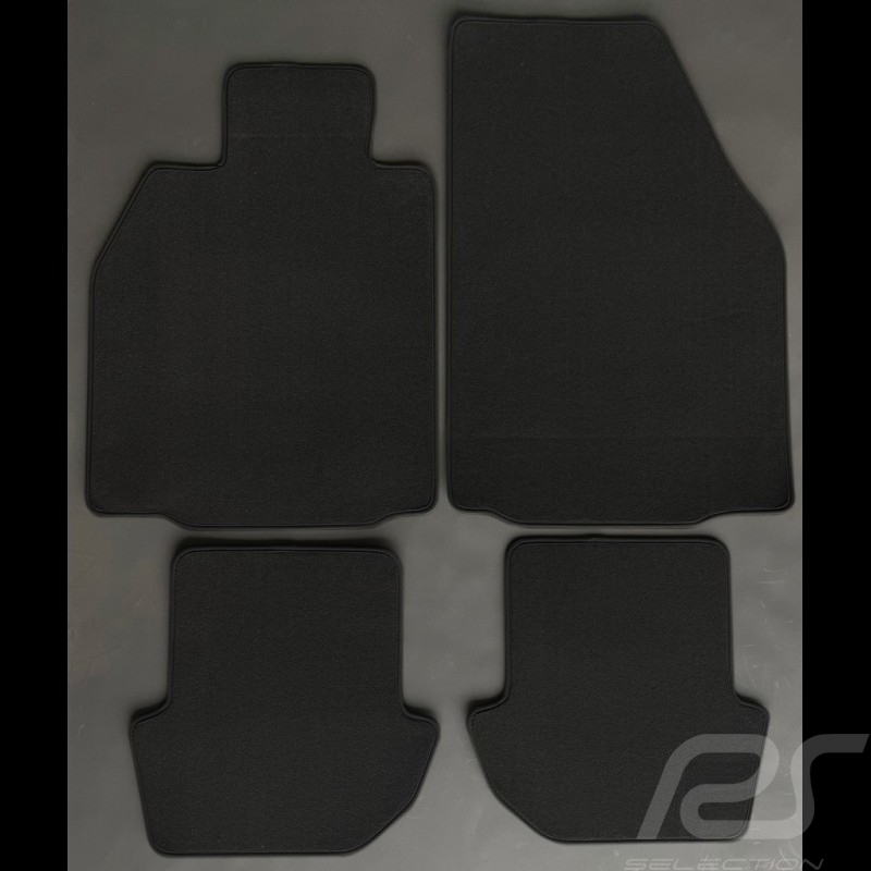 Tapis Porsche 997 sans système bose Noir - Qualité PREMIUM - avec passepoil Tapis Porsche 997 sans système bose Noir - Qualité PREMIUM - avec passepoil