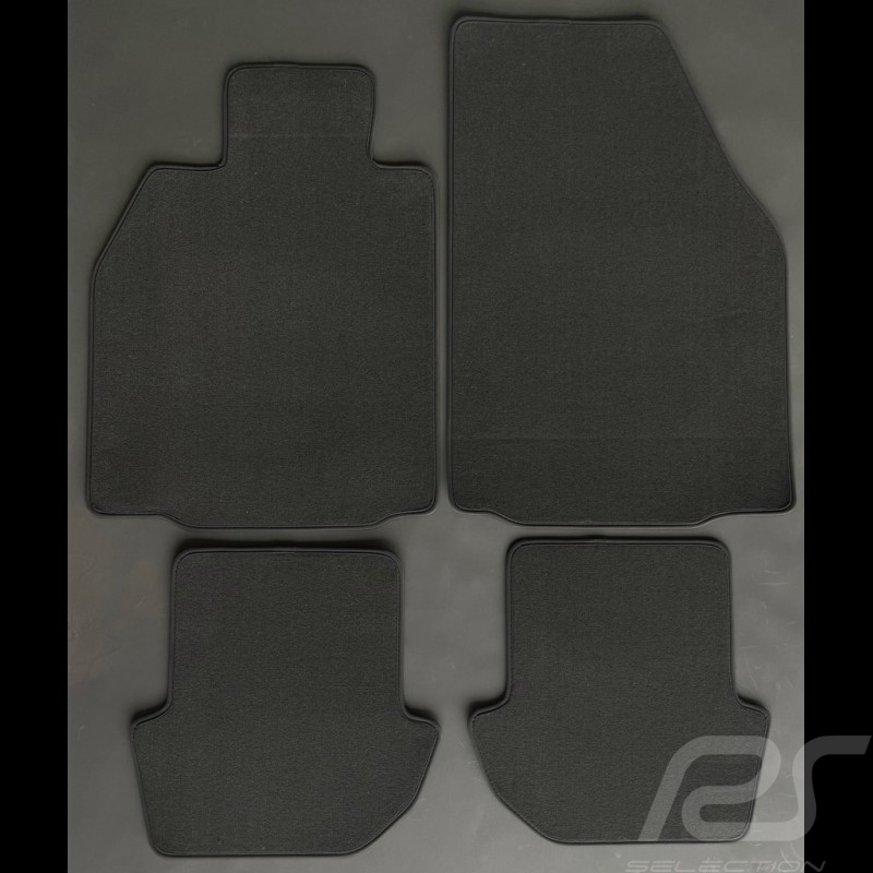 Floor Mats Porsche 997 without Bose system Anthracite Grey - PREMIUM  Quality - with piping