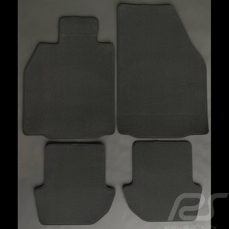 Tapis Porsche 997 sans système bose Gris Anthracite - Qualité PREMIUM - avec passepoil Tapis Porsche 997 sans système bose Gris Anthracite - Qualité PREMIUM - avec passepoil