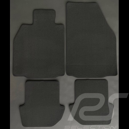 Floor Mats Porsche 997 without Bose system Anthracite Grey - PREMIUM Quality - with piping