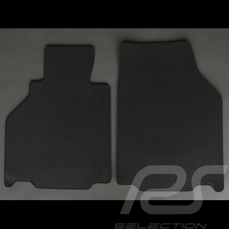 Floor Mats Porsche 986 Boxster/Cayman 1999 Black - LUXE Quality - with piping