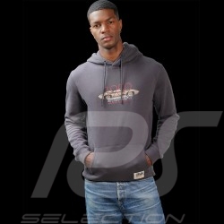 Sweat 1959 Corvette Stingray Racer Hoodie à Capuche Gris Hero Seven - homme