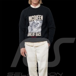 Pullover Steve McQueen King of Race Face to Face Schwarz Hero Seven - herren