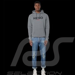 Sweatshirt Steve McQueen Mosaique 12h Sebring 1970 Grey Hero Seven - homme
