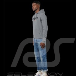 Sweatshirt Steve McQueen Mosaique 12h Sebring 1970 à capuche Gris Hero Seven - homme