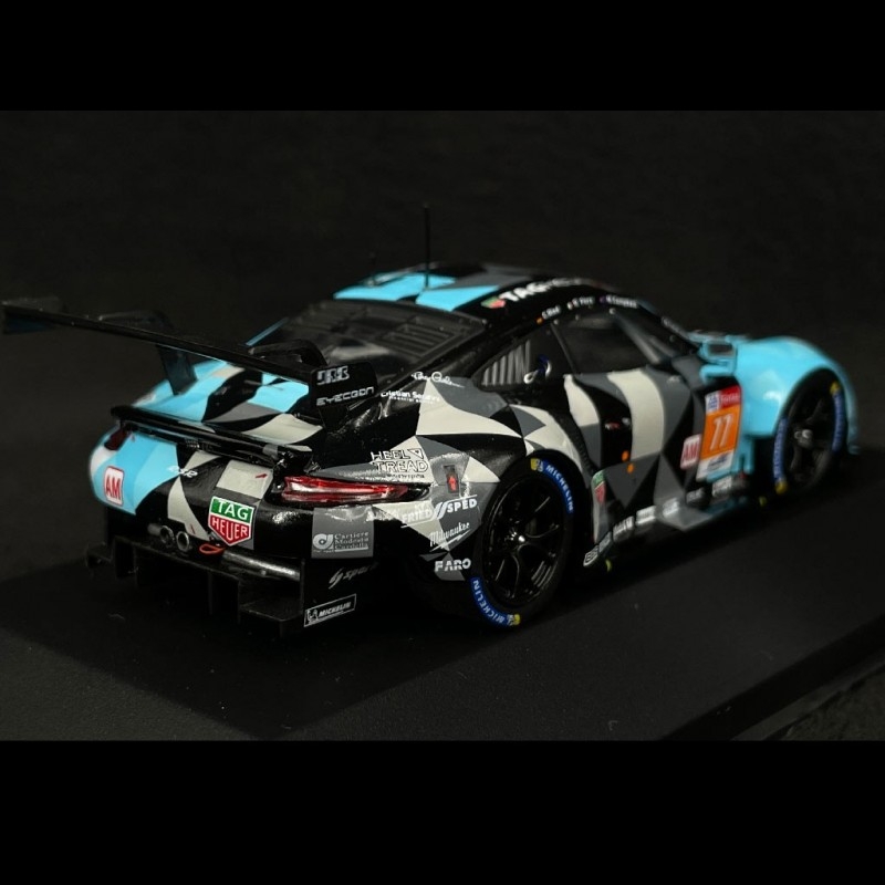 Porsche 911 RSR Mentos type 991 n°56 24h Le Mans 2020 Team Project 1/18 Ixo Models LEGT18059