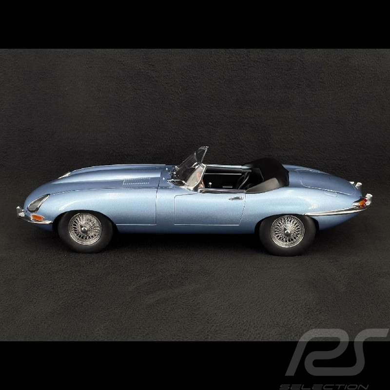 Jaguar E-type Cabriolet 1964 Blau metallic Opalescent 1/12 Norev 122722