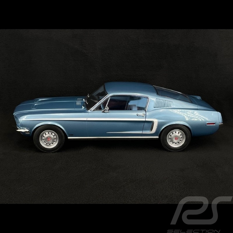 Ford Mustang Fastback GT 1968 Hellblau Diamond blue 1/12 Norev 122703