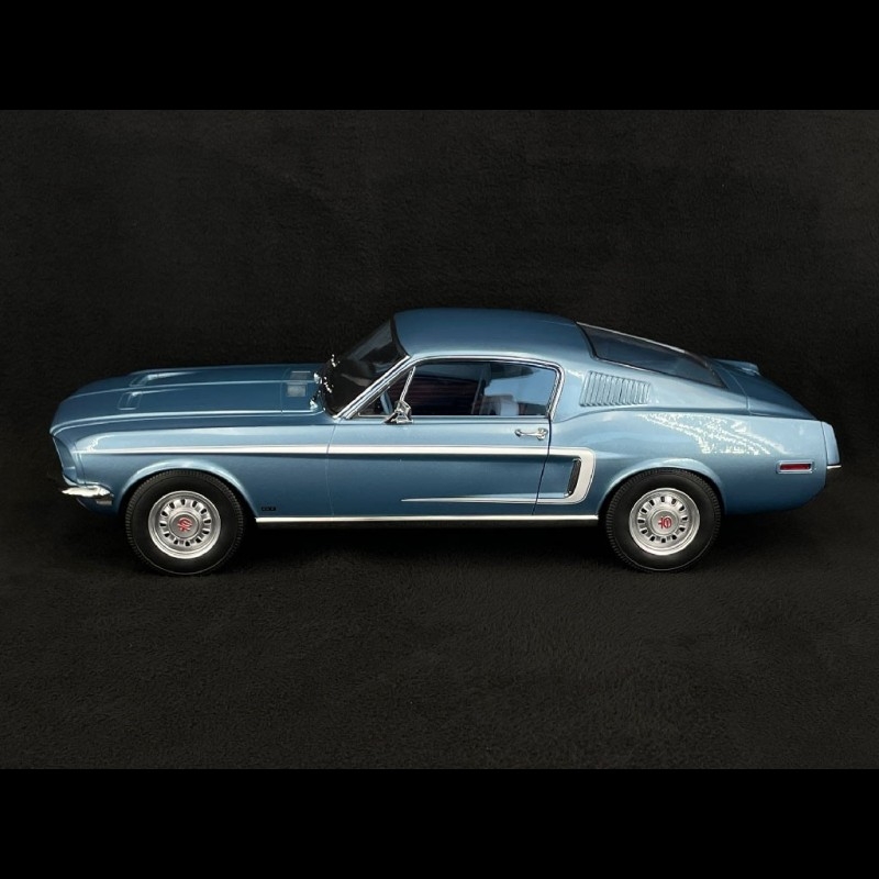 品質SALE保証■ノレブ 1/12 1968 フォードマスタング ファストバック GT ライトブルーメタリック ノレブ
