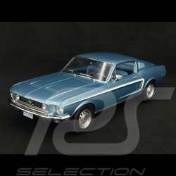 Ford Mustang Fastback GT 1968 Diamond blue 1/12 Norev 122703