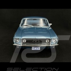 Ford Mustang Fastback GT 1968 Diamond blue 1/12 Norev 122703