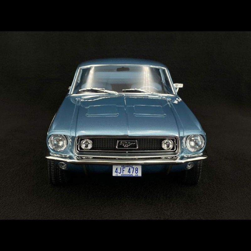 FORD MUSTANG GT Fastback 1968 Vert Bullitt Voiture de Collection 1/43