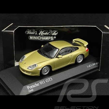 Porsche 911 GT3 Type 996 1999 Gold 1/43 Minichamps 430068006