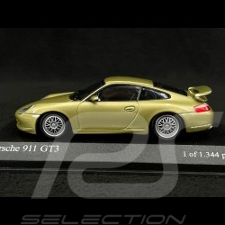 Porsche 911 GT3 Type 996 1999 Gold 1/43 Minichamps 430068006