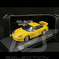 Porsche 911 GT3 Type 996 1999 Jaune Vitesse Métallique 1/43 Minichamps 430068001