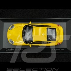 Porsche 911 GT3 Type 996 1999 Jaune Vitesse Métallique 1/43 Minichamps 430068001