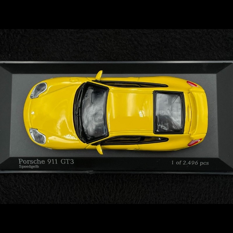 Porsche 911 GT3 Type 996 1999 Speed Yellow 1/43 Minichamps 430068001