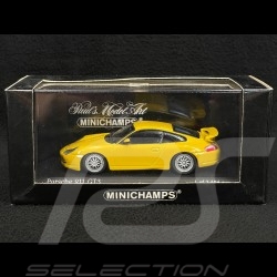 Porsche 911 GT3 Type 996 1999 Jaune Vitesse Métallique 1/43 Minichamps 430068001