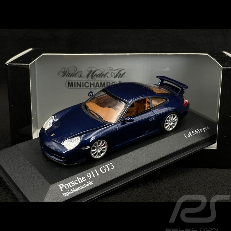 Porsche 911 GT3 typ 996 2003 Lapisblau 1/43 Minichamps 400062021