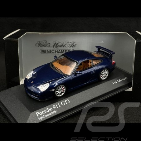 Porsche 911 GT3 typ 996 2003 Lapisblau 1/43 Minichamps 400062021