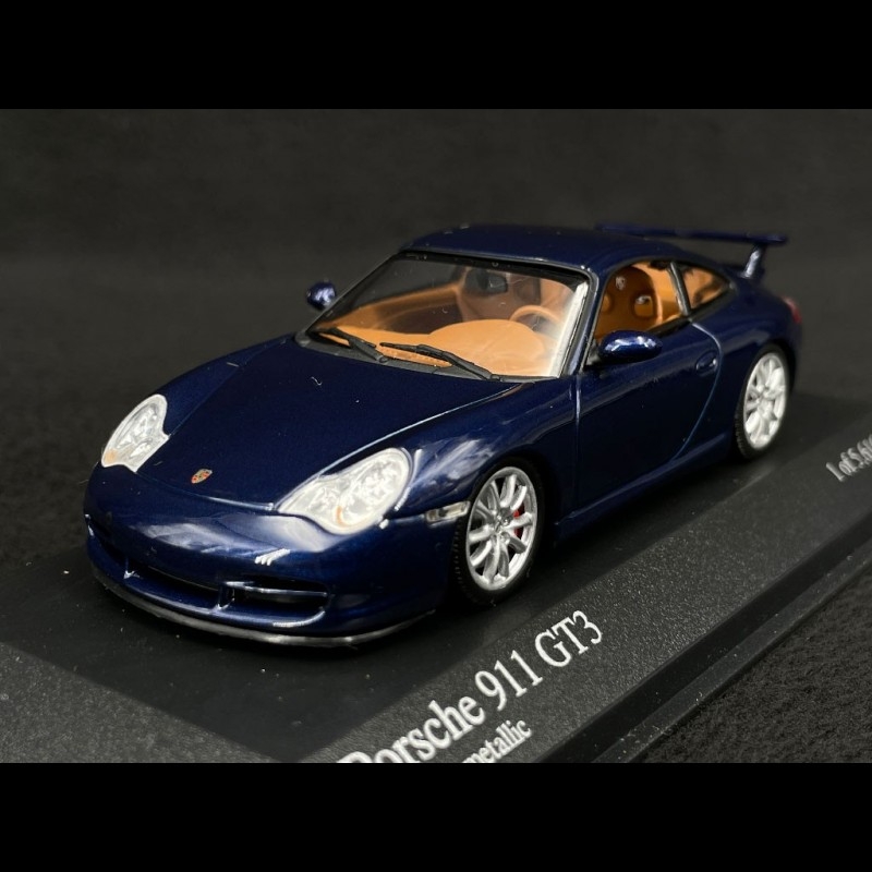 Porsche 911 GT3 type 996 2003 blue Lapis 1/43 Minichamps 400062021