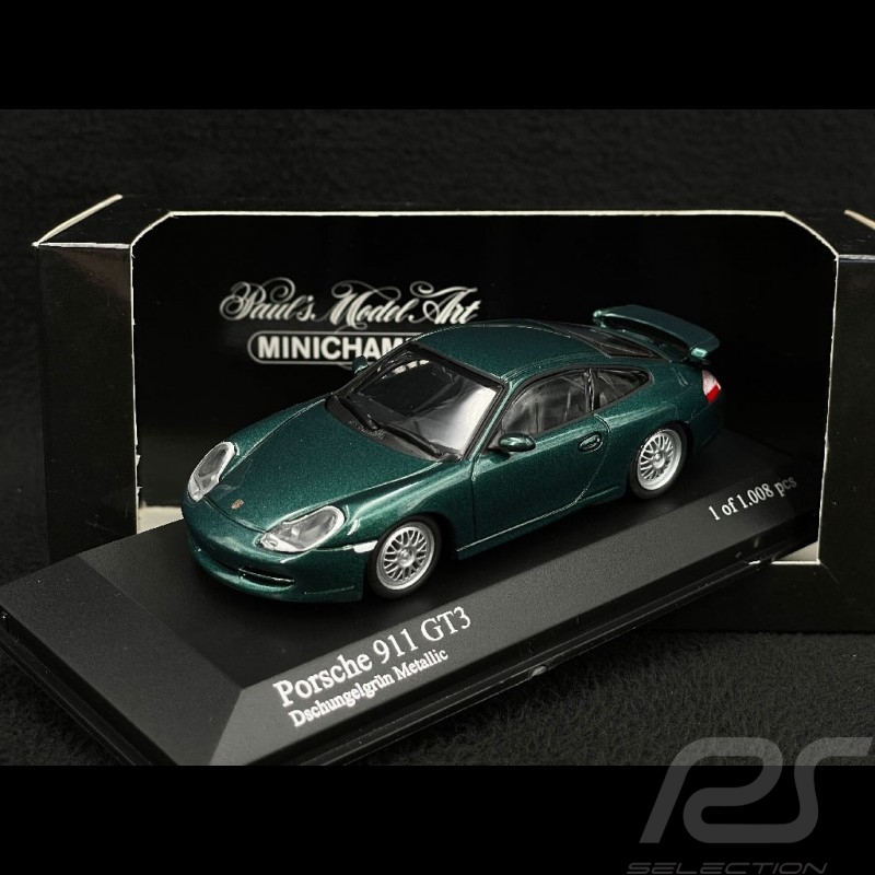 Porsche 911 GT3 Type 996 1999 Dschungelgrün Metallic 1/43 Minichamps 430068005