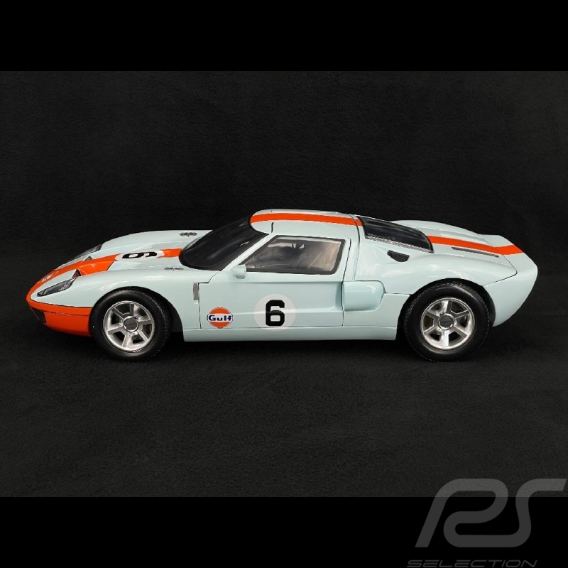 Ford GT Concept Gulf 2004 Bleu Gulf / Orange Gulf 1/12 Motormax MOM79639