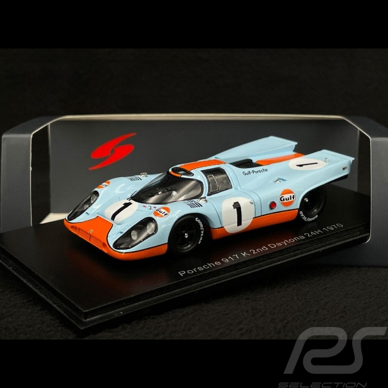 Porsche 917 K Gulf n° 1 2nd 24h Daytona 1970 1/43 Spark S1098