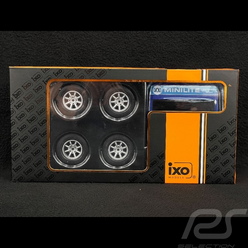 Set von 4 Räder Felgen Minilite für Porsche BMW Mercedes Ford Tuning Silber 1/18 Ixo Models 18SET010W Set von 4 Räder Felgen Minilite für Porsche BMW Mercedes Ford Tuning Silber 1/18 Ixo Models 18SET010W