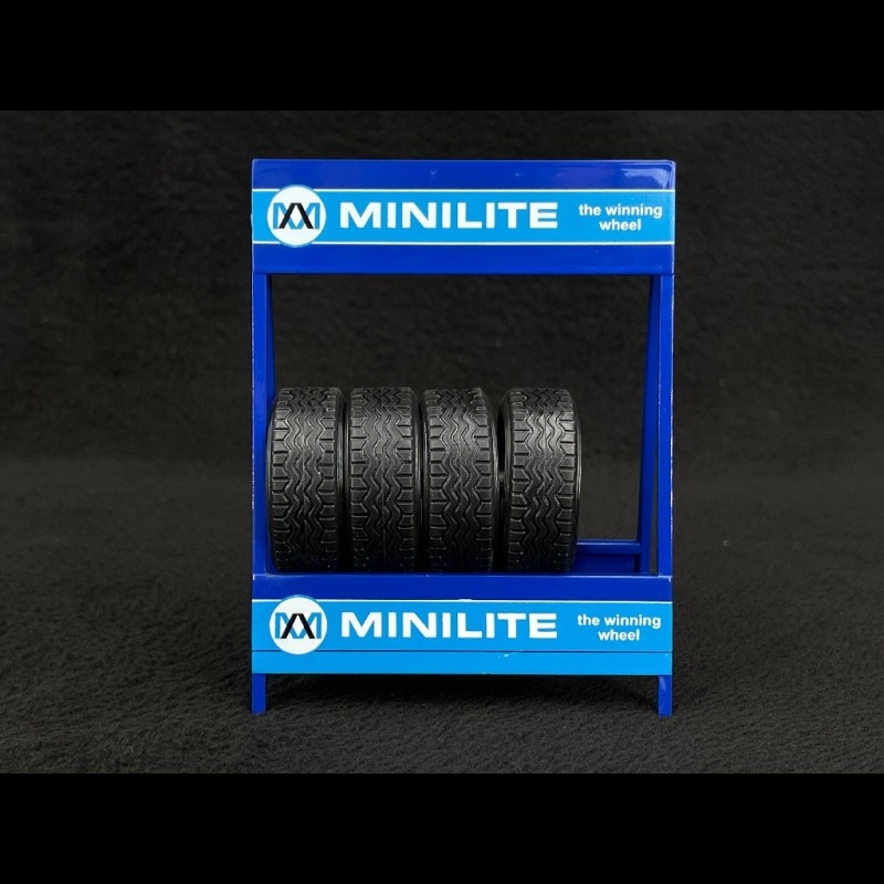 Set of 4 Minilite Wheels for Porsche BMW Mercedes Ford Tuning Silver 1/ ...