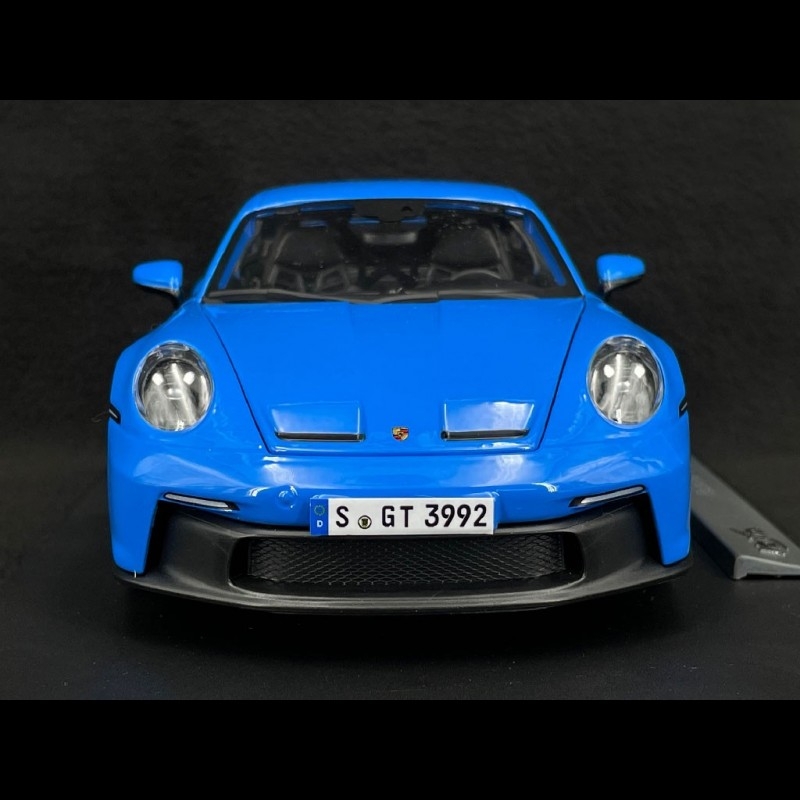 Maisto 1:18 Porsche 911 (992) GT3 Anno Di Costruzione 2022 Shark Blu