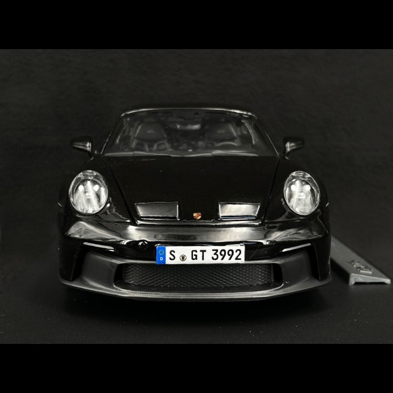 Porsche 911 GT3 2022 A Escala 1:18 De Maisto - Modelo De Metal Con Puertas Y Capó Abribles, Color Surtido (Negro O Azul)